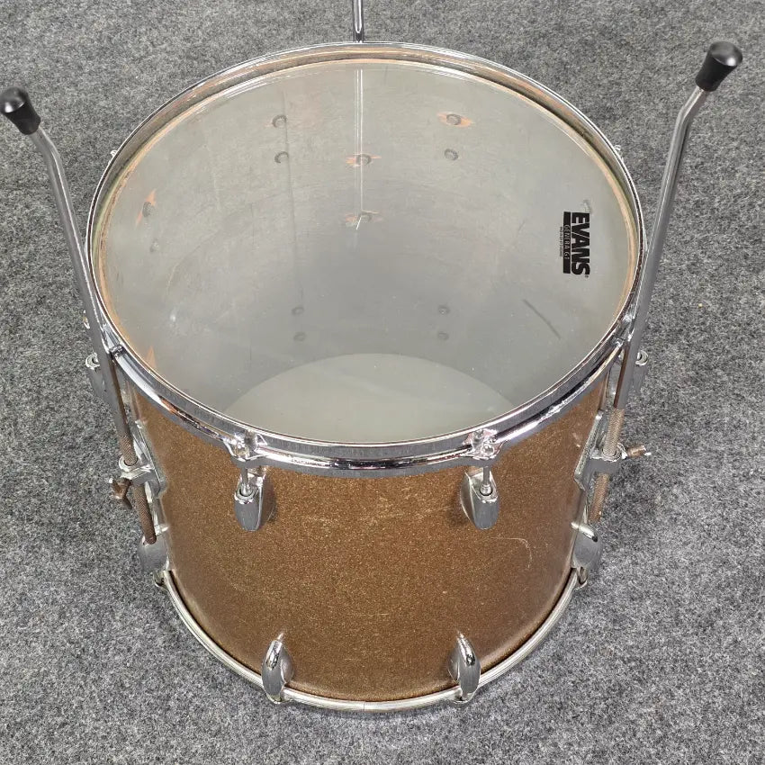 Used Vintage Gretsch Floor Tom 16x16 Champagne Sparkle - Good - Drum Center Of Portsmouth