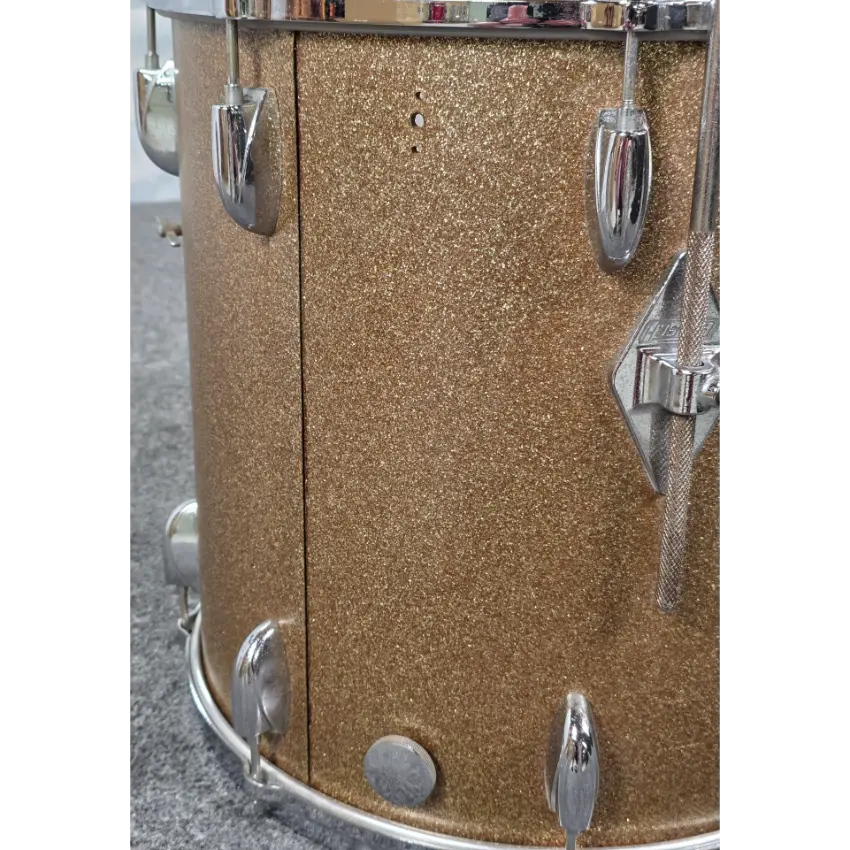 Used Vintage Gretsch Floor Tom 16x16 Champagne Sparkle - Good - Drum Center Of Portsmouth