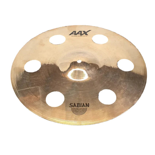 Used Sabian AAX O-Zone Crash Cymbal 16 Brilliant - Very Good - Drum Center Of Portsmouth
