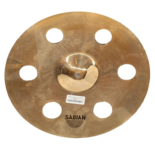 Used Sabian AAX O-Zone Crash Cymbal 16 Brilliant - Very Good - Drum Center Of Portsmouth