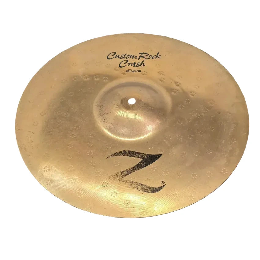 Used Zildjian Z Custom Rock Crash Cymbal 16 - Fair - Drum Center Of Portsmouth