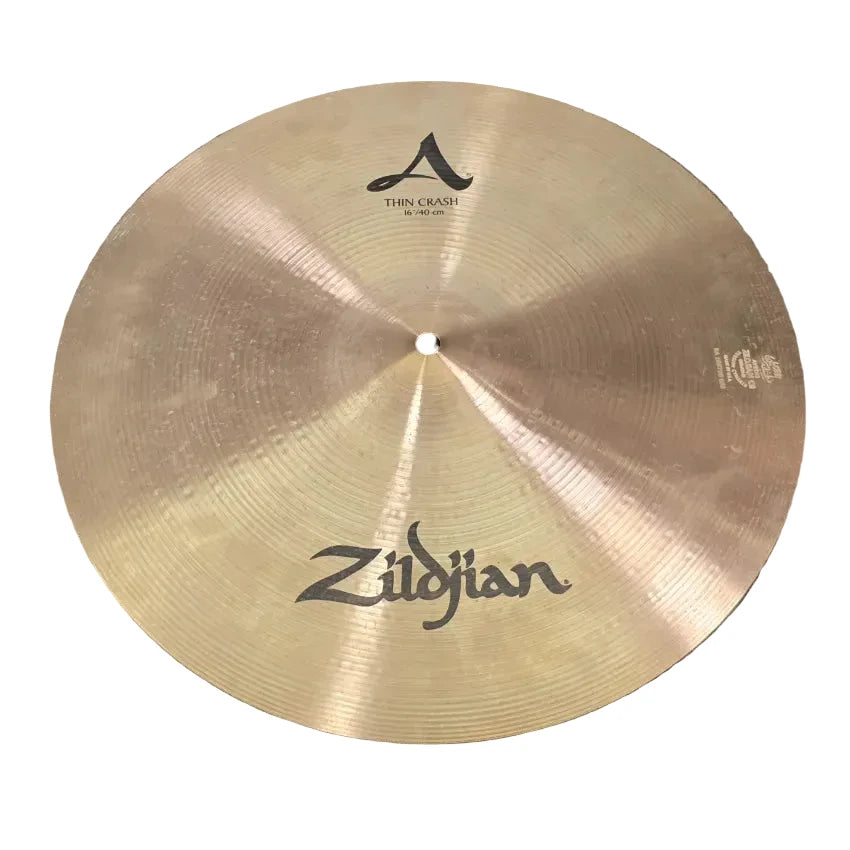 Used Zildjian A Thin Crash Cymbal 16 - Good - Drum Center Of Portsmouth