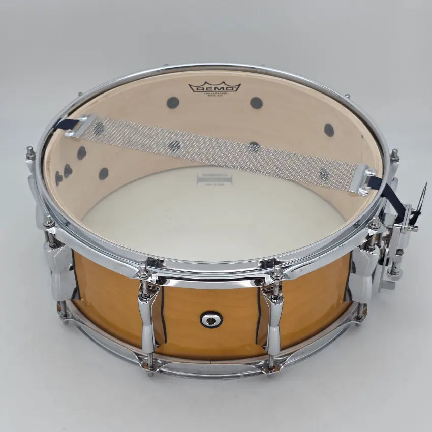 Used Yamaha Stage Custom Birch Snare Drum 14x5.5 Natural Wood - Very Good - Drum Center Of Portsmouth