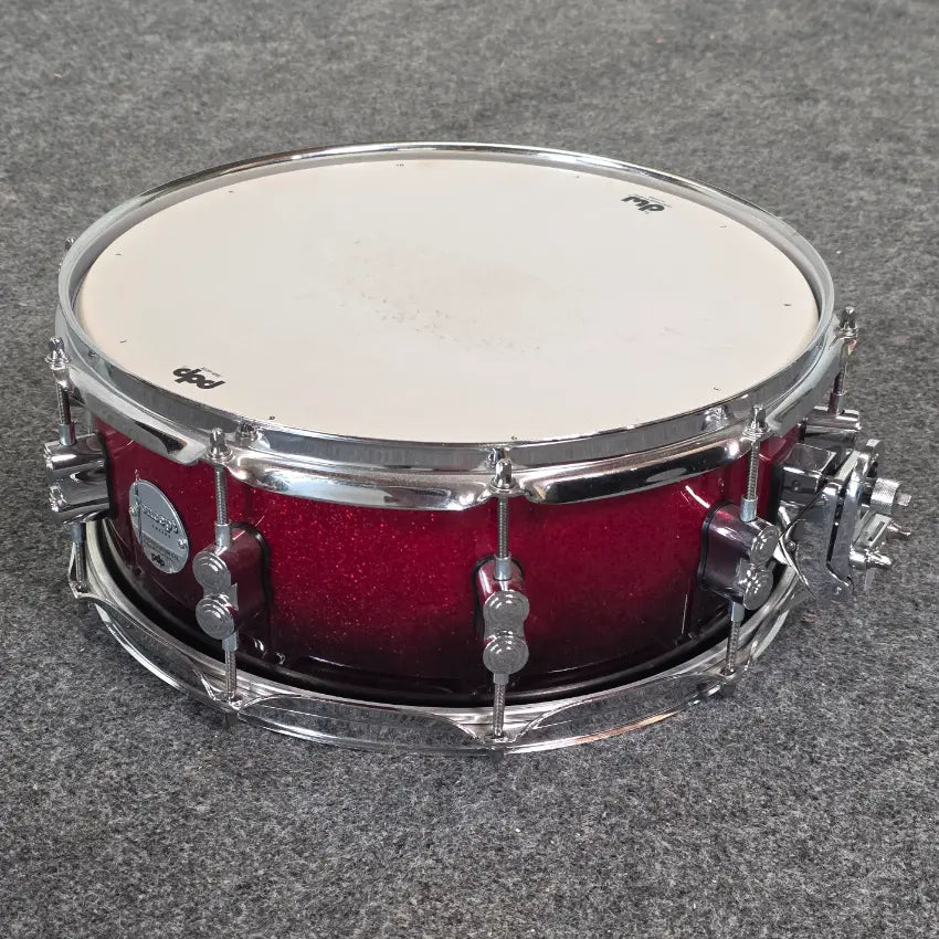 Used PDP Concept Maple 5pc Drum Set Red to Black Fade - Good - Drum Center Of Portsmouth