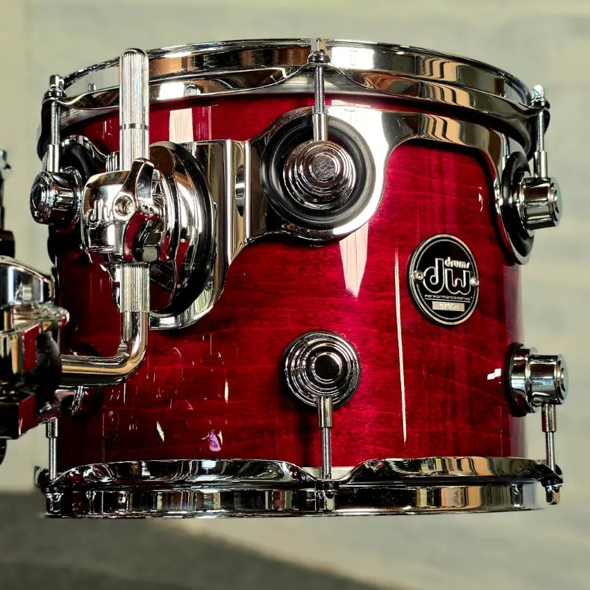 Used DW Performance 5pc Drum Set Cherry Stain - Very Good - Drum Center Of Portsmouth