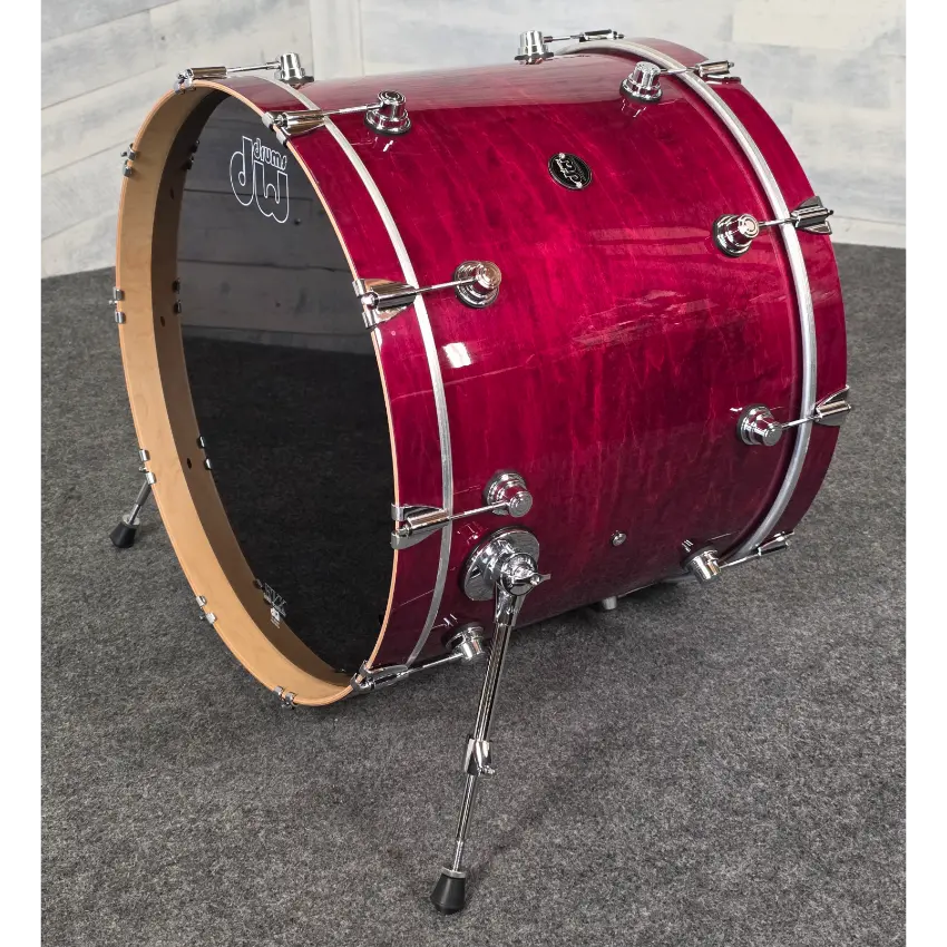 Used DW Performance 5pc Drum Set Cherry Stain - Very Good - Drum Center Of Portsmouth
