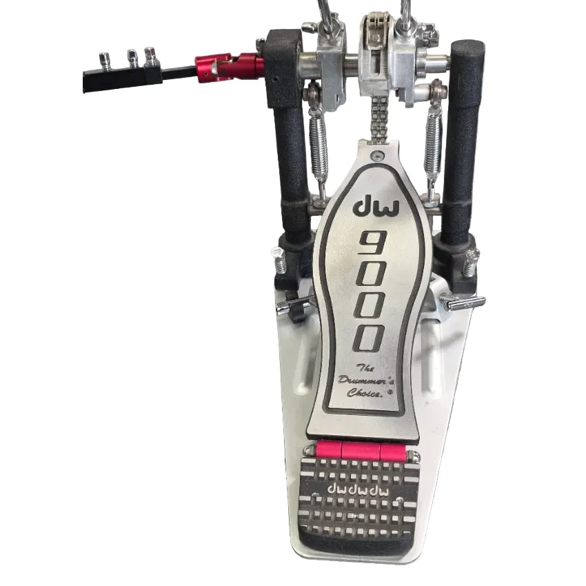 Used DW 9000 Double Bass Drum Pedal with Case - Very Good - Drum Center Of Portsmouth