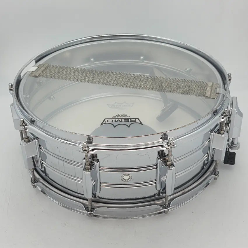 Used Pearl MIJ Steel Shell Snare Drum 14x5.5 - Good - Drum Center Of Portsmouth