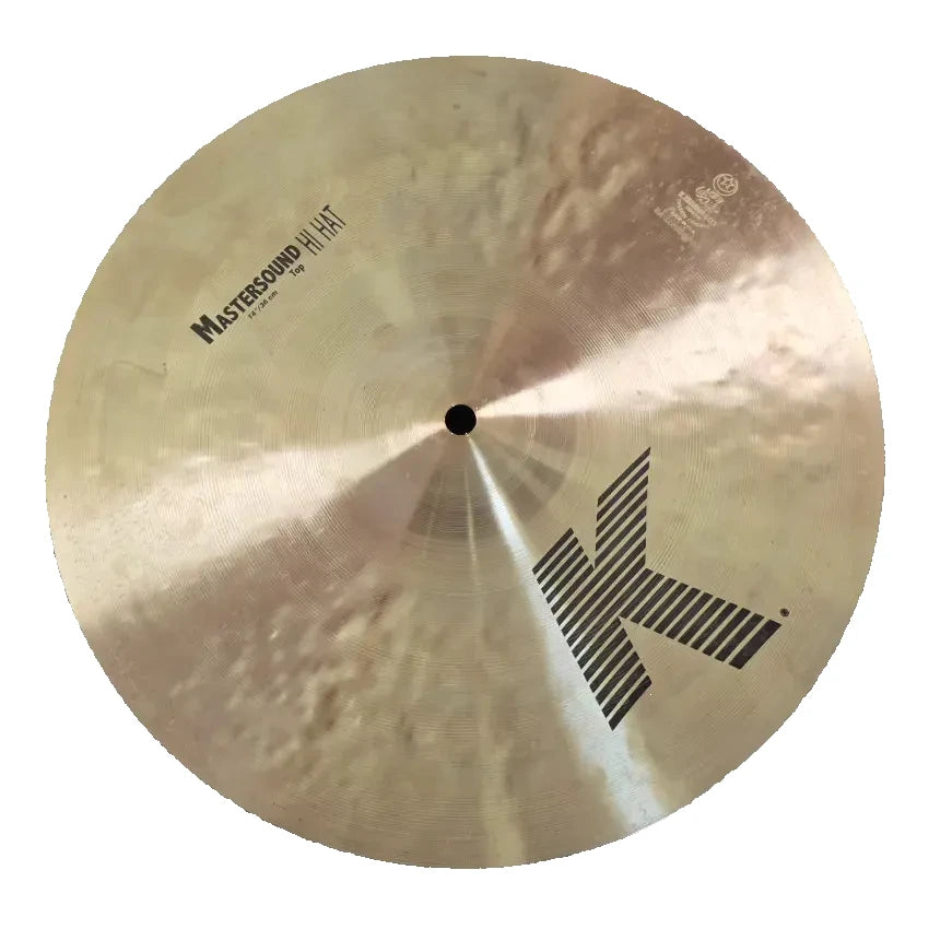 Used Zildjian K Mastersound Hi Hat Cymbals 14 - Very Good - Drum Center Of Portsmouth