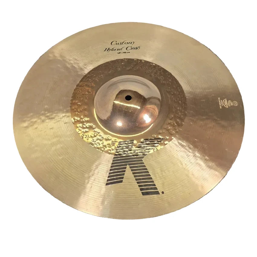 Used Zildjian K Custom Hybrid Crash Cymbal18 - Very Good - Drum Center Of Portsmouth