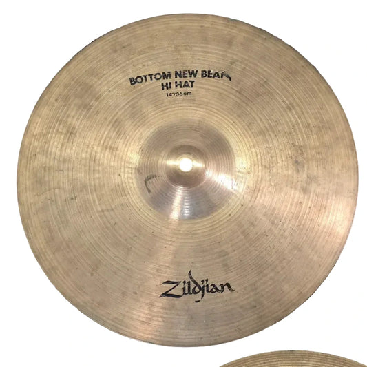 Used Vintage Zildjian A New Beat Hi Hat Cymbals 14" - Good - Drum Center Of Portsmouth