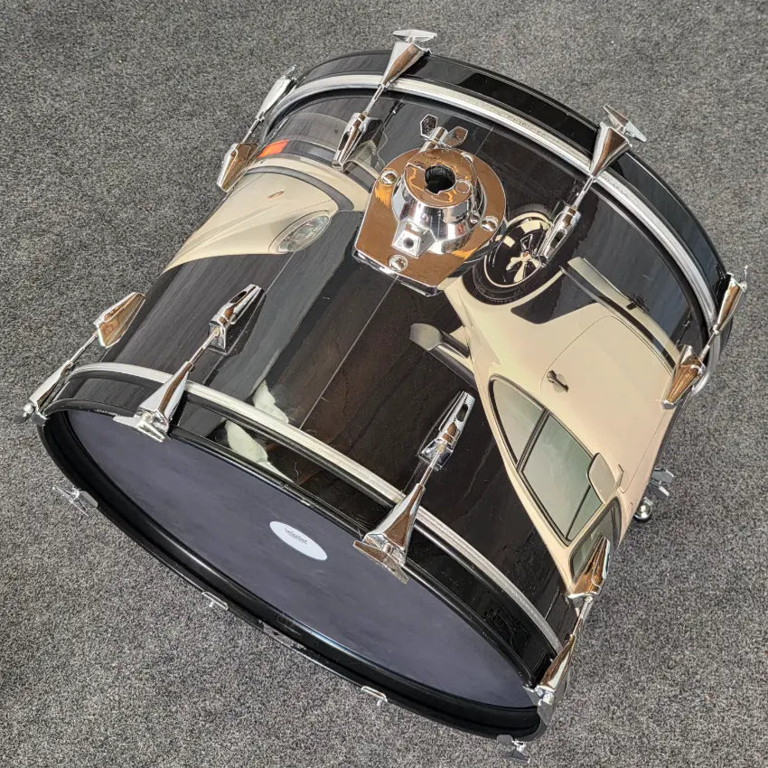 Used Remo Mastertouch 7pc Drum Set Custom Porsche Wrap - Very Good - Drum Center Of Portsmouth