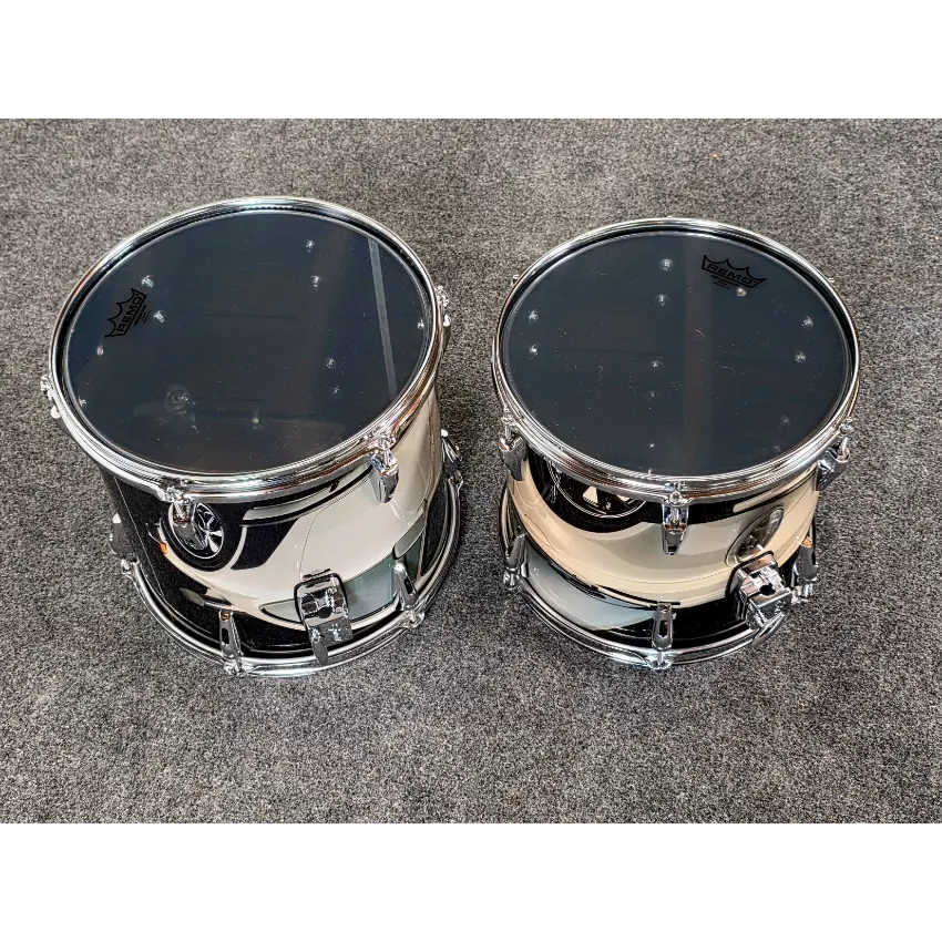 Used Remo Mastertouch 7pc Drum Set Custom Porsche Wrap - Very Good - Drum Center Of Portsmouth