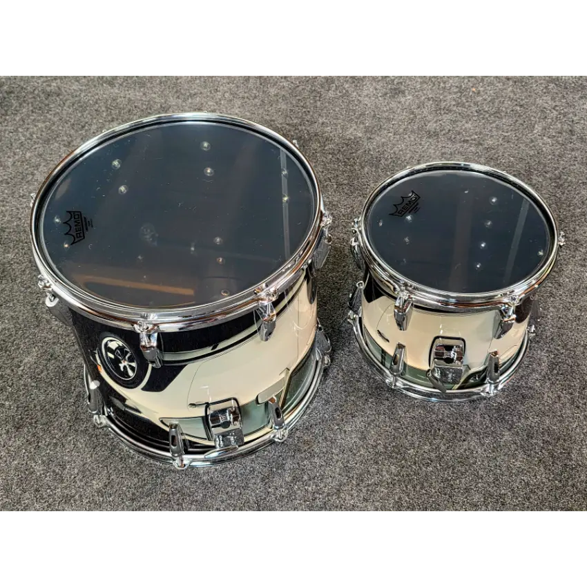 Used Remo Mastertouch 7pc Drum Set Custom Porsche Wrap - Very Good - Drum Center Of Portsmouth