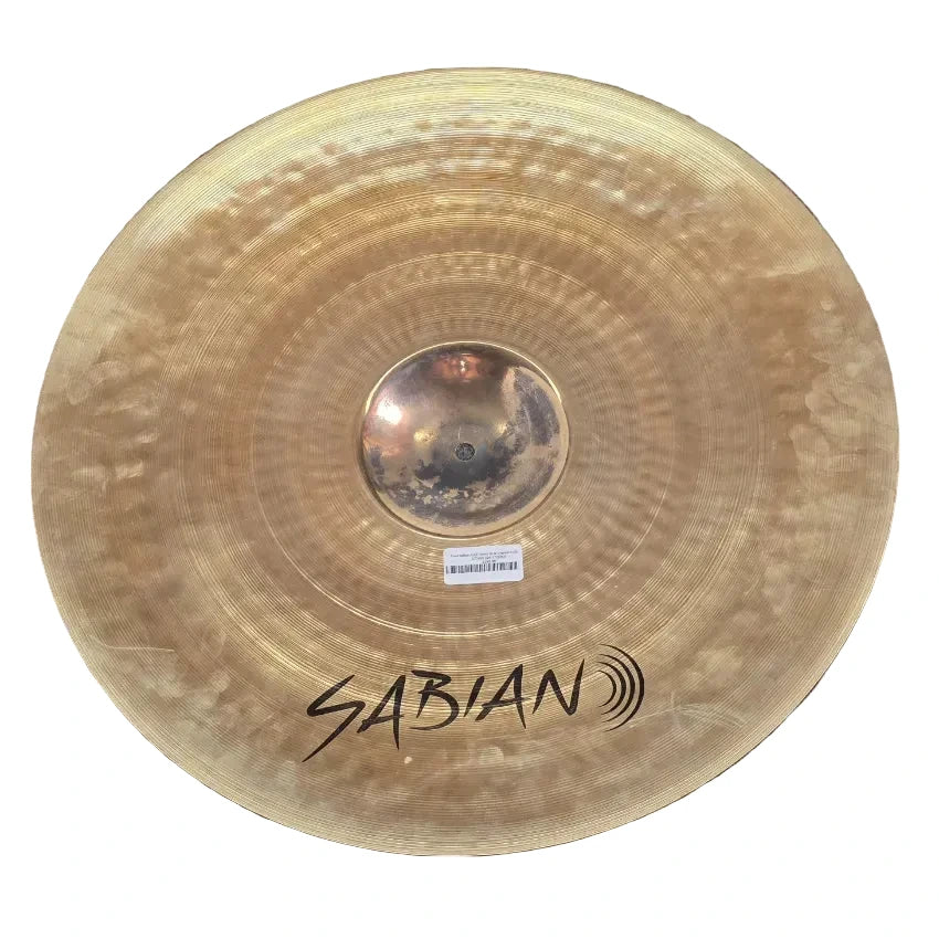 Used Sabian AAX Heavy Ride Cymbal Brilliant 22 - Very Good - Drum Center Of Portsmouth