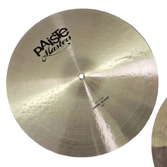 Used Paiste Masters Dar Hi Hat Cymbals 15 - Very Good - Drum Center Of Portsmouth