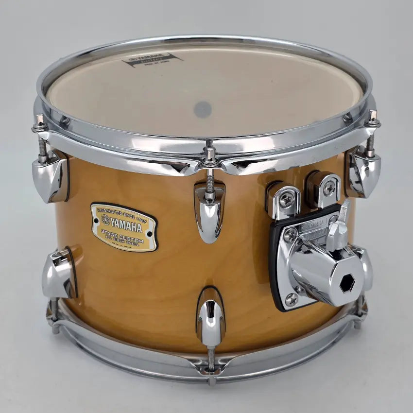 Used Yamaha Stage Custom Birch Rack Tom 10x7 Natural Wood - Very Good - Drum Center Of Portsmouth