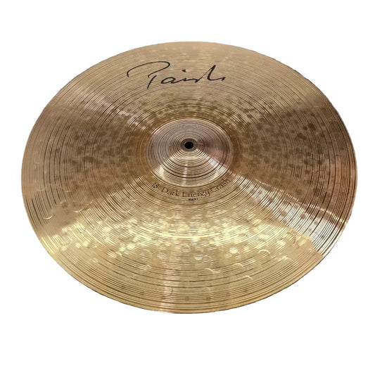 Used Paiste Signature Dark Energy Crash Cymbal Mark I 18" - Very Good - Drum Center Of Portsmouth