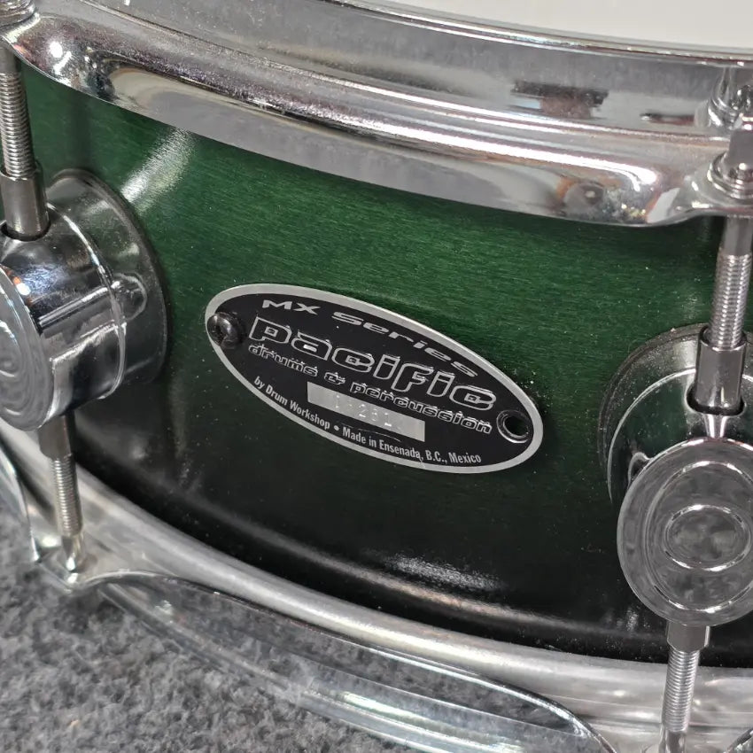 Used Pacific MX 5pc Drum Set Satin Green to Black Fade - Fair - Drum Center Of Portsmouth