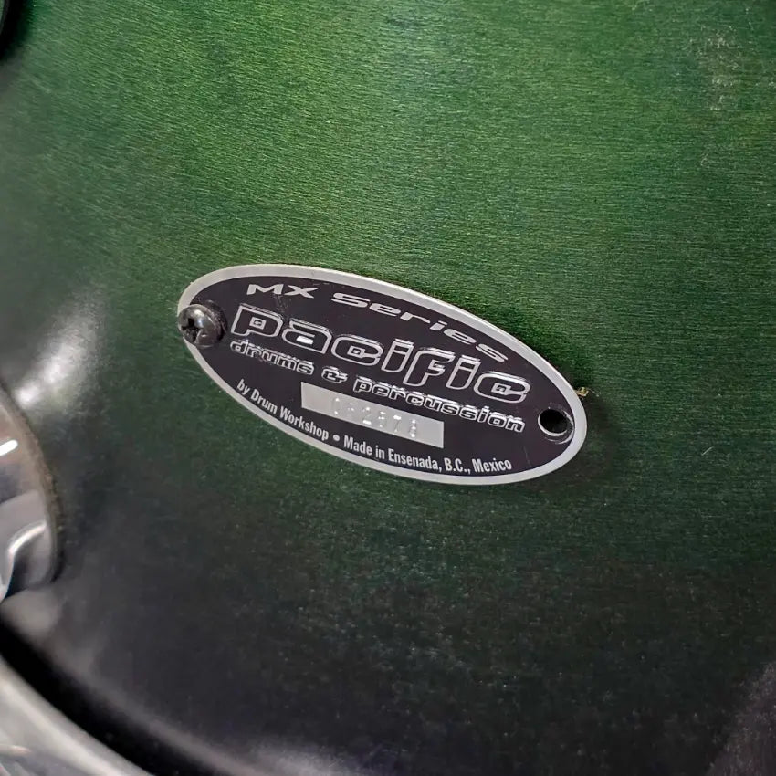 Used Pacific MX 5pc Drum Set Satin Green to Black Fade - Fair - Drum Center Of Portsmouth