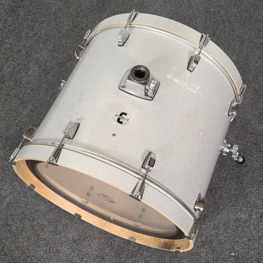 Used Ludwig Accent 5pc Drum Set Silver Sparkle - Fair - Drum Center Of Portsmouth