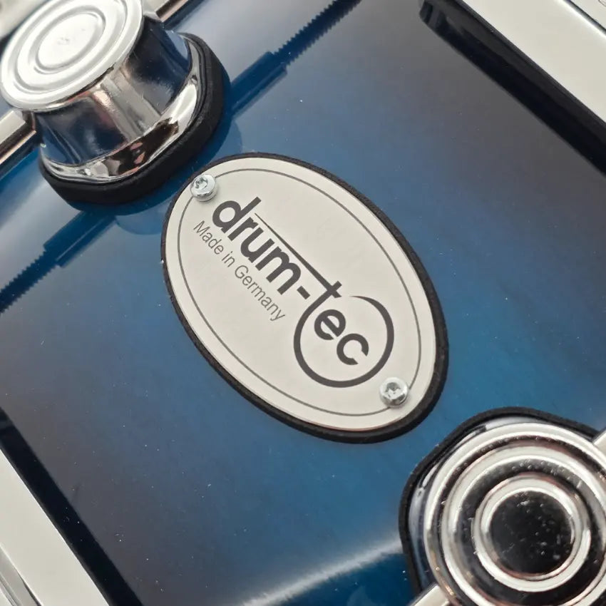 Used Drum-Tec Pro 3 E-Snare Drum 14x5.5 Blue Burst - Excellent - Drum Center Of Portsmouth