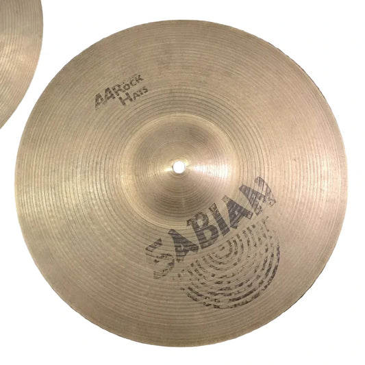 Used Sabian AA Rock Hi Hat Cymbals 14 - Good - Drum Center Of Portsmouth