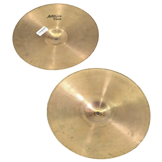 Used Sabian AA Rock Hi Hat Cymbals 14 - Good - Drum Center Of Portsmouth