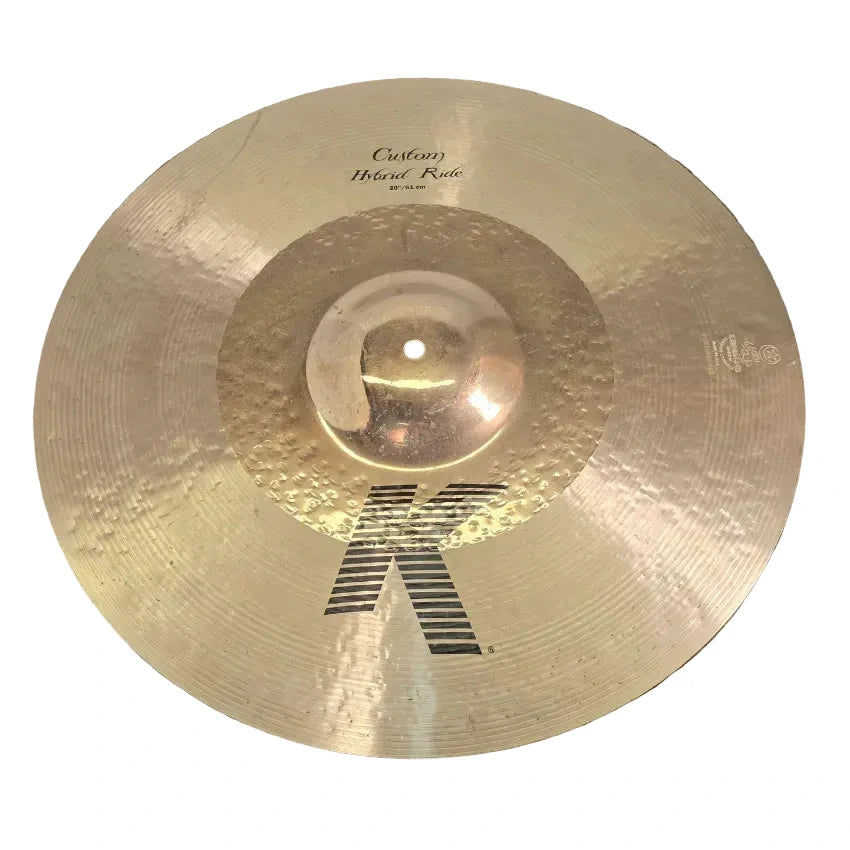 Used Zildjian K Custom Hybrid Ride Cymbal 20" - Good - Drum Center Of Portsmouth