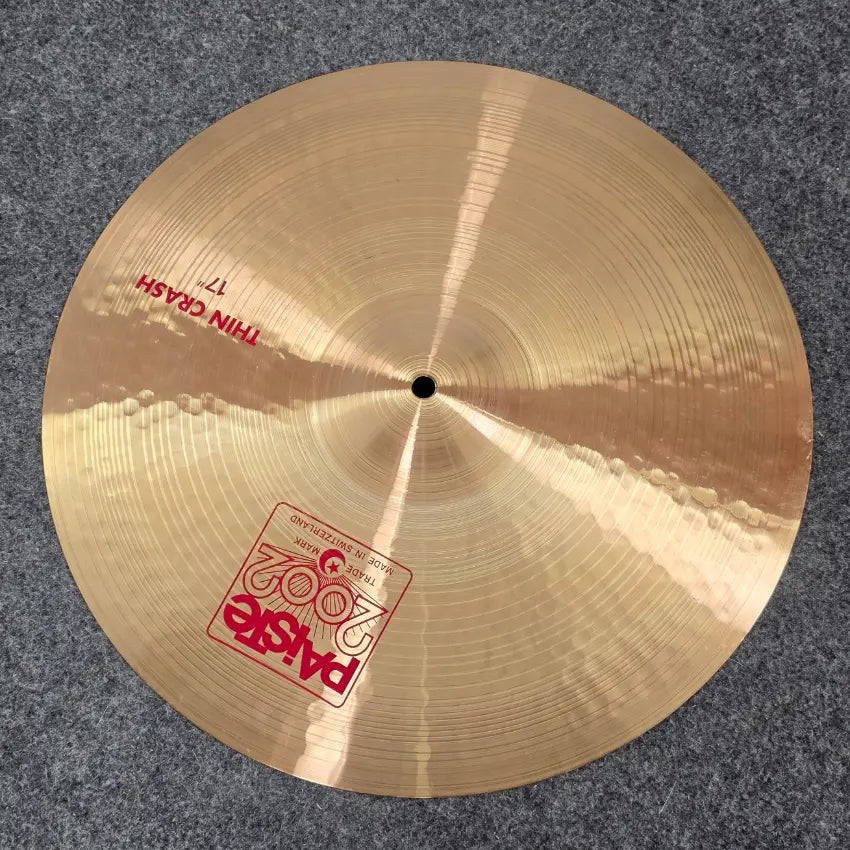 Used Paiste 2002 Thin Crash Cymbal 17" - Very Good - Drum Center Of Portsmouth