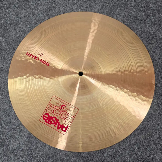 Used Paiste 2002 Thin Crash Cymbal 17" - Very Good - Drum Center Of Portsmouth