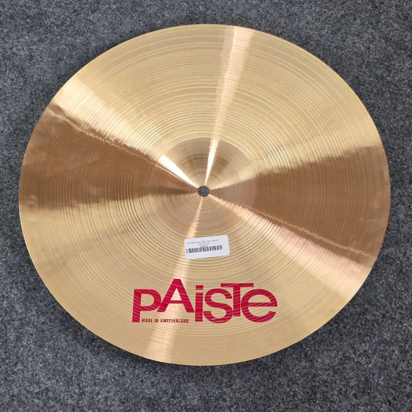 Used Paiste 2002 Thin Crash Cymbal 17" - Very Good - Drum Center Of Portsmouth