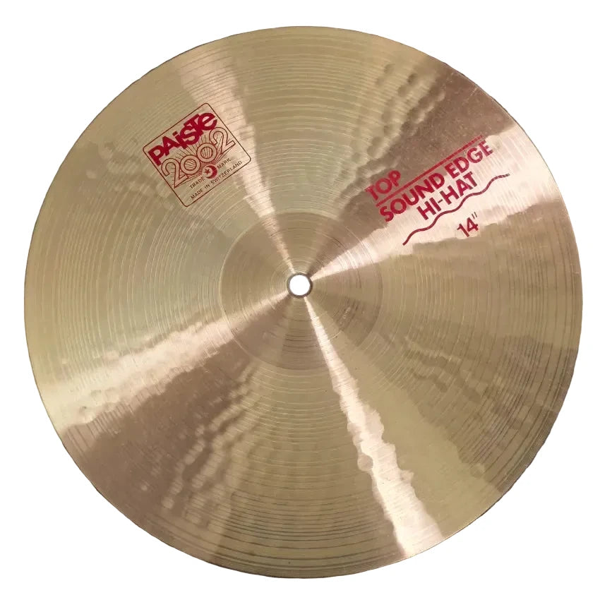 Used Paiste 2002 Sound Edge Hi Hat Cymbals 14" - Very Good - Drum Center Of Portsmouth