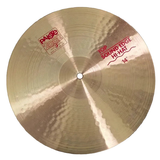 Used Paiste 2002 Sound Edge Hi Hat Cymbals 14" - Very Good - Drum Center Of Portsmouth