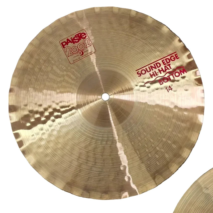 Used Paiste 2002 Sound Edge Hi Hat Cymbals 14" - Very Good - Drum Center Of Portsmouth