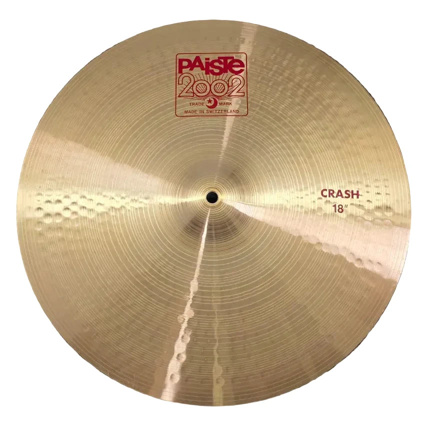 Used Paiste 2002 Crash Cymbal 18" - Very Good - Drum Center Of Portsmouth