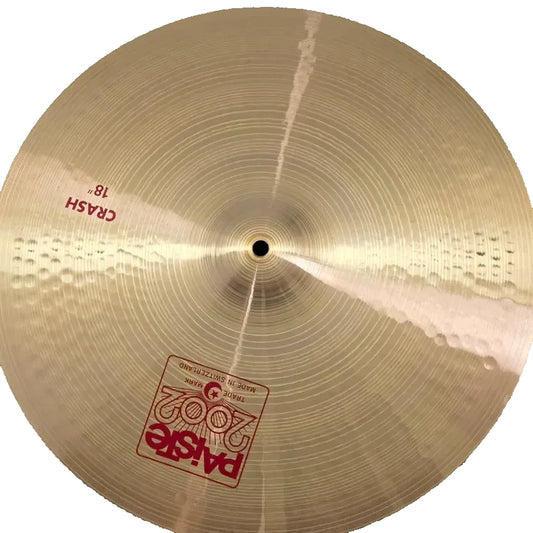 Used Paiste 2002 Crash Cymbal 18" - Very Good - Drum Center Of Portsmouth
