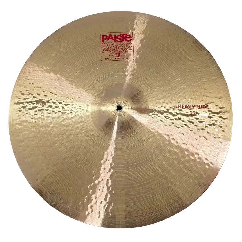 Used Paiste 2002 Heavy Ride Cymbal 22" - Very Good - Drum Center Of Portsmouth