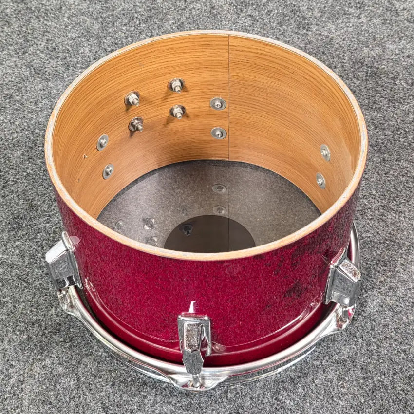 Used Vintage Powersonic Concert Toms 8x5.5 & 10x6.5 Red - Fair - Drum Center Of Portsmouth