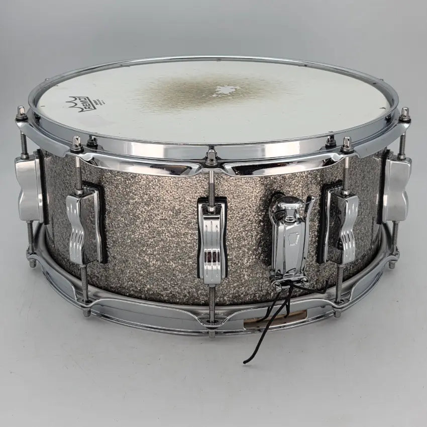 Used Ludwig Keystone Snare Drum 14x6.5 Titanium Glitter - Very Good - Drum Center Of Portsmouth