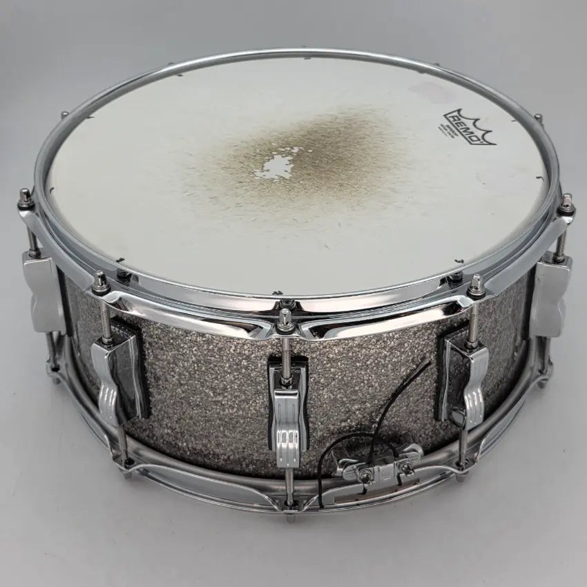 Used Ludwig Keystone Snare Drum 14x6.5 Titanium Glitter - Very Good - Drum Center Of Portsmouth