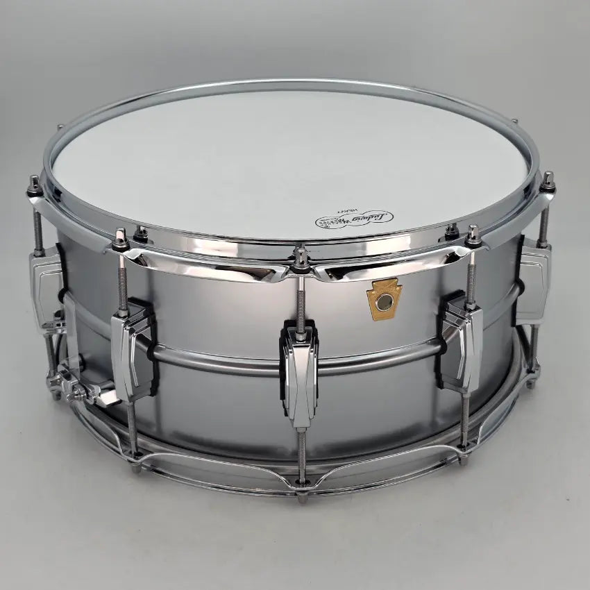 Used Ludwig Supraphonic Snare Drum 14x6.5 Satin Finish - Excellent - Drum Center Of Portsmouth