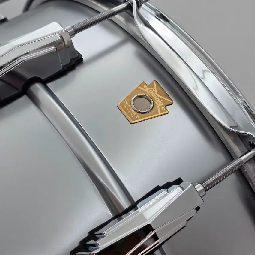 Used Ludwig Supraphonic Snare Drum 14x6.5 Satin Finish - Excellent - Drum Center Of Portsmouth
