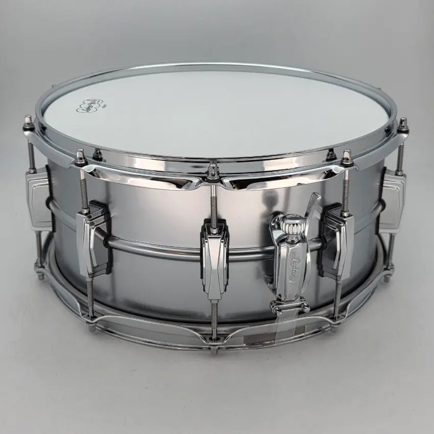 Used Ludwig Supraphonic Snare Drum 14x6.5 Satin Finish - Excellent - Drum Center Of Portsmouth