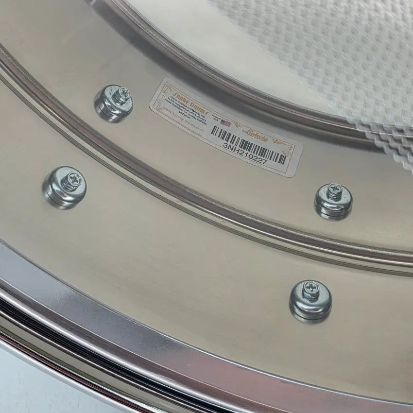 Used Ludwig Supraphonic Snare Drum 14x6.5 Satin Finish - Excellent - Drum Center Of Portsmouth