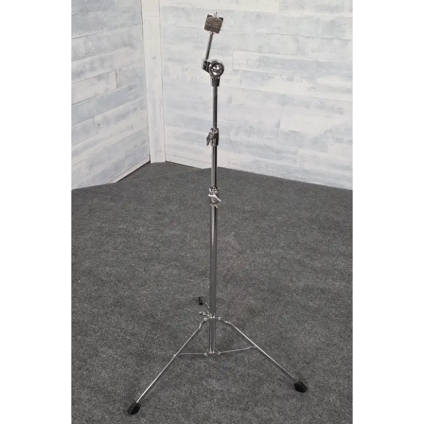 Used Pearl Single Braced Straight Cymbal Stand w/Two Tiers - Good - Drum Center Of Portsmouth