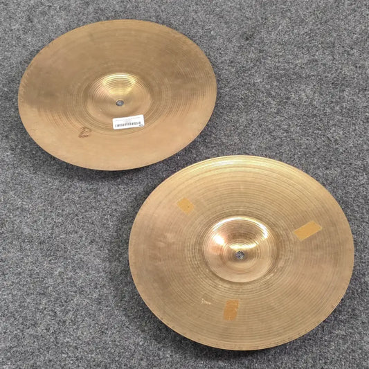 Used Zildjian A New Beat Hi Hat Cymbals 13" Brilliant 825/1200 grams - Very Good - Drum Center Of Portsmouth