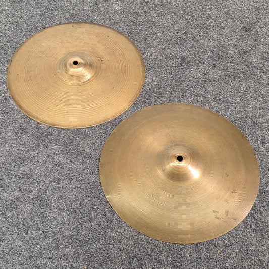 Used Vintage Zildjian A Hi Hat Cymbals 13" 578/578 grams - Good - Drum Center Of Portsmouth