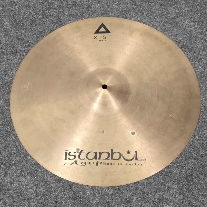 Used Istanbul Agop XIST Crash Cymbal 18" - Fair - Drum Center Of Portsmouth