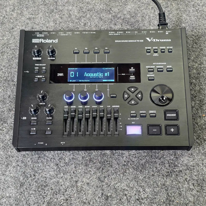 Used Roland TD50X Drum Sound Module - Excellent - Drum Center Of Portsmouth